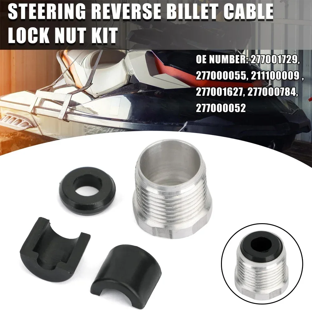 Cable Upgraded Anodized 277000055 Nut Kit For Seadoo 277001729 Nuts That Cause Anti-Loosening Billet Aluminum 21110009