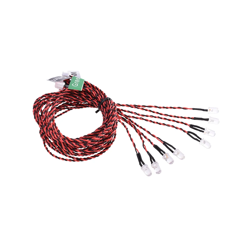 Kit 8 LED éclairage RC pour avion hélicoptère - Simulation réaliste
