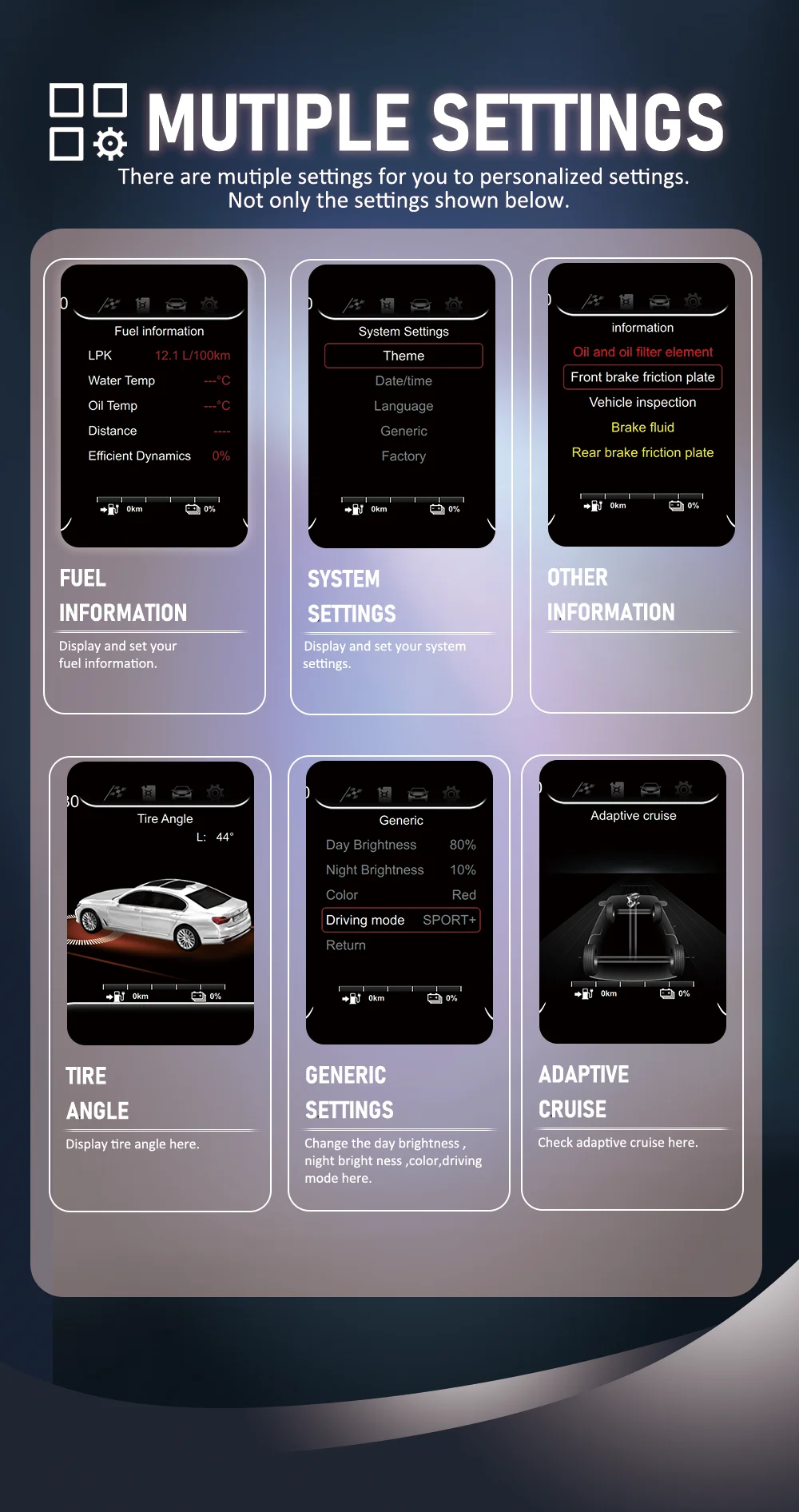 BONROAD 1920*720P Kabelloses CarPlay Android Auto Mirrorlink Airplay LCD Digitales Armaturenbrett für BMW 3er Serie E90 E91 E92 Auto-Instrumententafel Virtuelles Cockpit – Detail 4