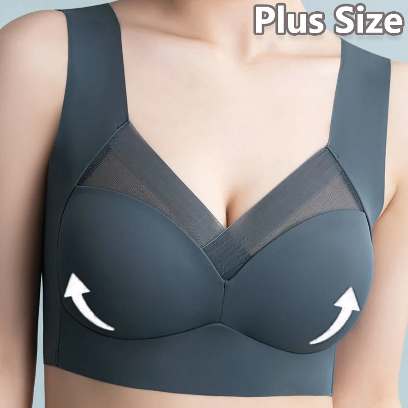 Sexy Top Seamless Bra Plus Size Backless Bras Push Up Women