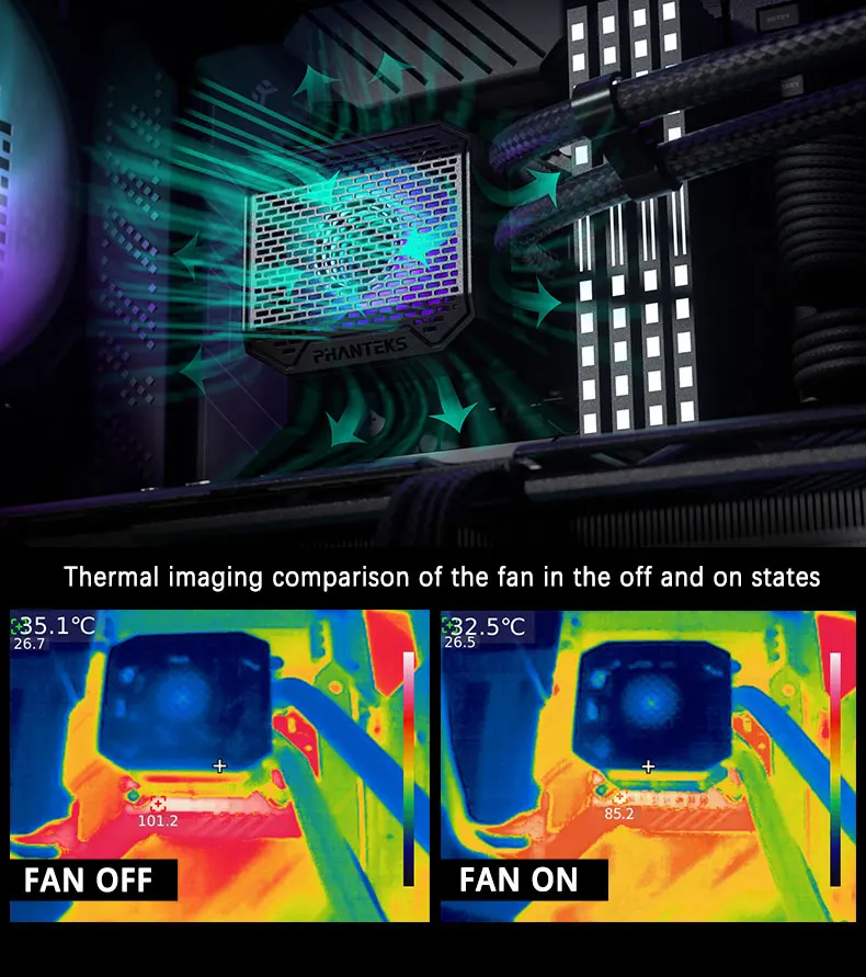 Liquid CPU Cooler BOS|VRM|RAM Assisted Cooling Support LGA1700/1851 AMD AM4/AM5