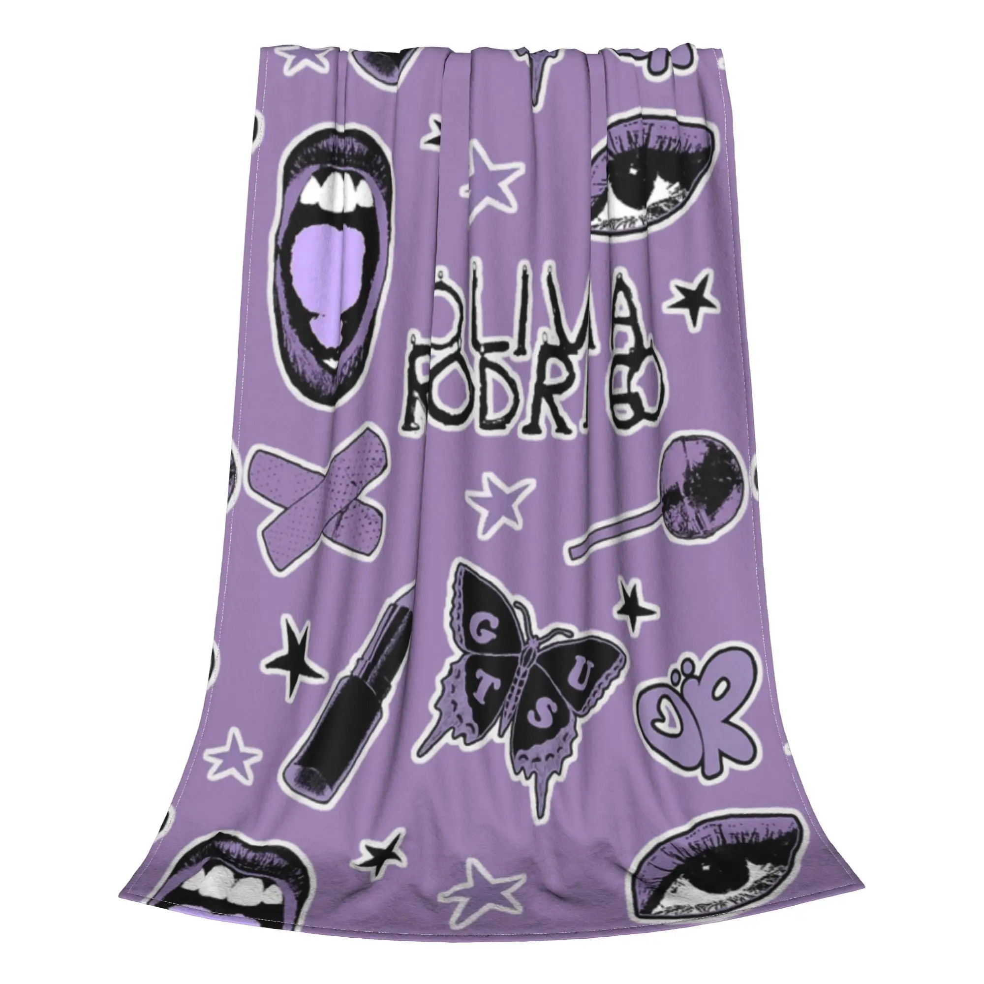 Olivia Vampire Rodrigos Sour Blanket Multiple Sizes Soft Fuzzy Plush GUST Throw Blankets for Sofa Couch and Bed 4