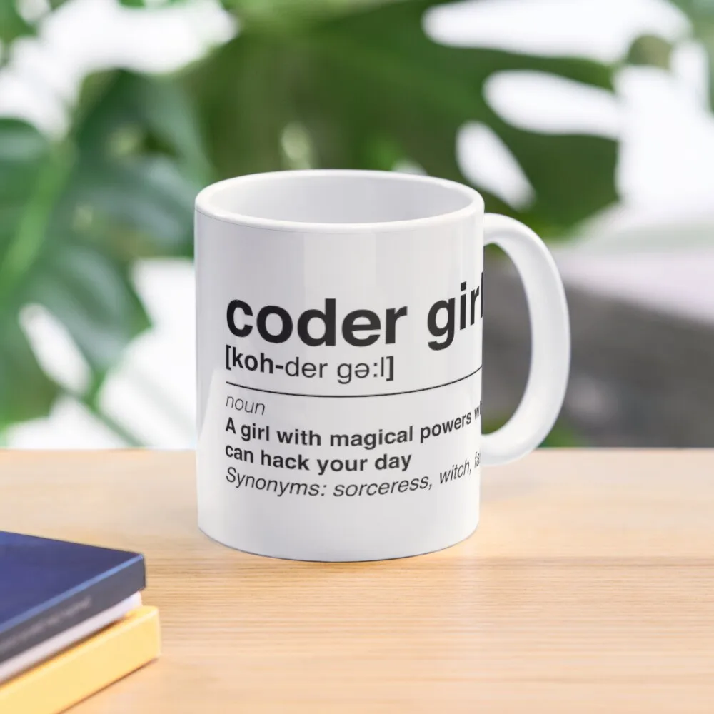 

Coder girl Coffee Mug Tea And Cups Cups Ands Thermal For Customizable Cups Mug