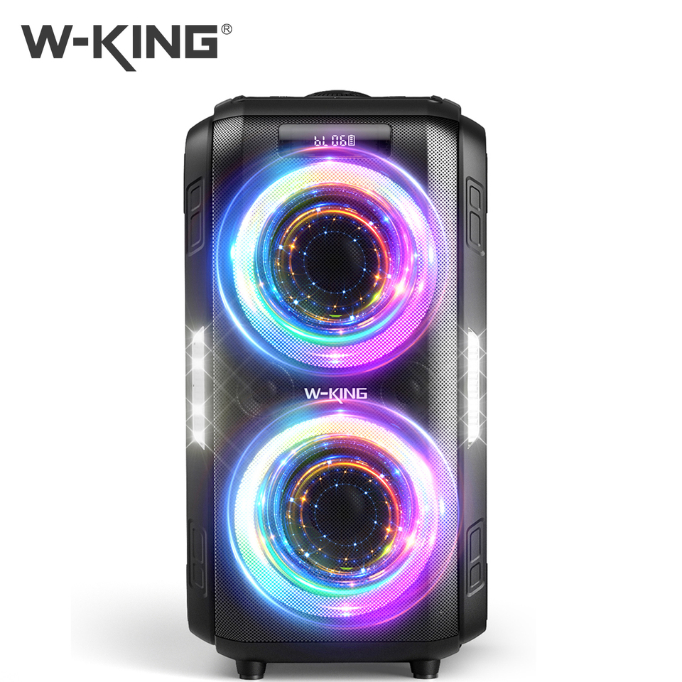 W-KING T9PRO Portable Bluetooth Speaker 120W RMS Loudest/Massive 120dB/12 Custom Bass, V5.3 Big Party Boombox Wireless Speaker