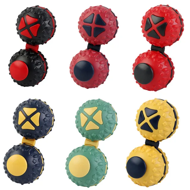 2 In 1 Massage Decompression Gyro Ball Fidget Toys Adult Stress Relief Sensory Toy Antistress Toy Hand Rotating Ball Gyro Toy 1