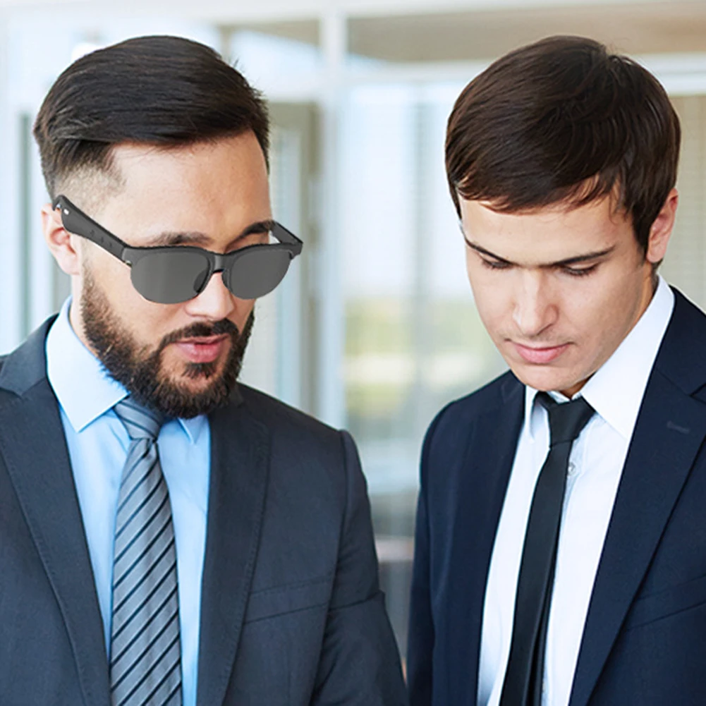 AI Intelligent Translation Glasses Smart Bluetooth-Compatible 5.4 Glasses with Microphone Speakers Wireless Headphones