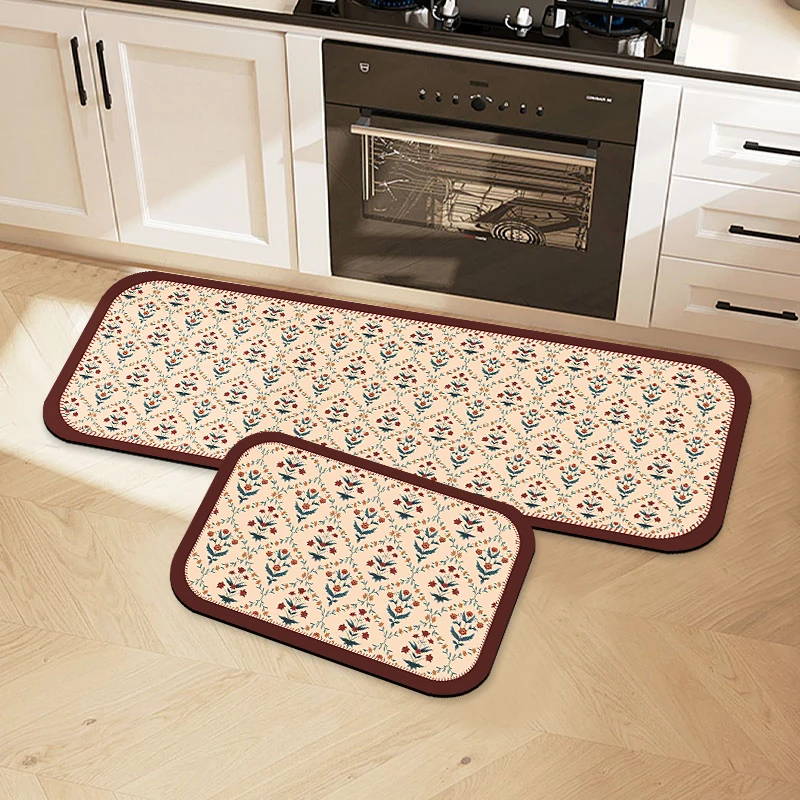 Alfombra de cocina de estilo nórdico Simple, tapete de piso, Alfombra de  sujeción de casa, Alfombra de puerta de tira larga, decoración moderna para  el hogar - AliExpress