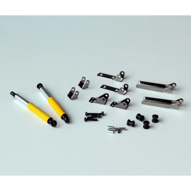 Simulation Suspension Metal Shock Tube for 1/14 Tamiya RC Truck Trailer Tipper Scania MAN Benz Actros Volvo Car Diy Parts