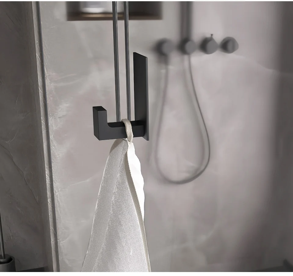 Black Self Adhesive Bath Set image 6