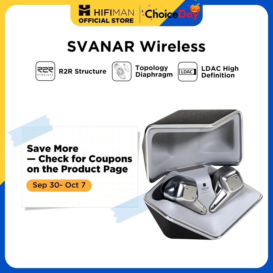 HIFIMAN SVANAR ワイヤレス Bluetooth インイヤー Hi-Fi