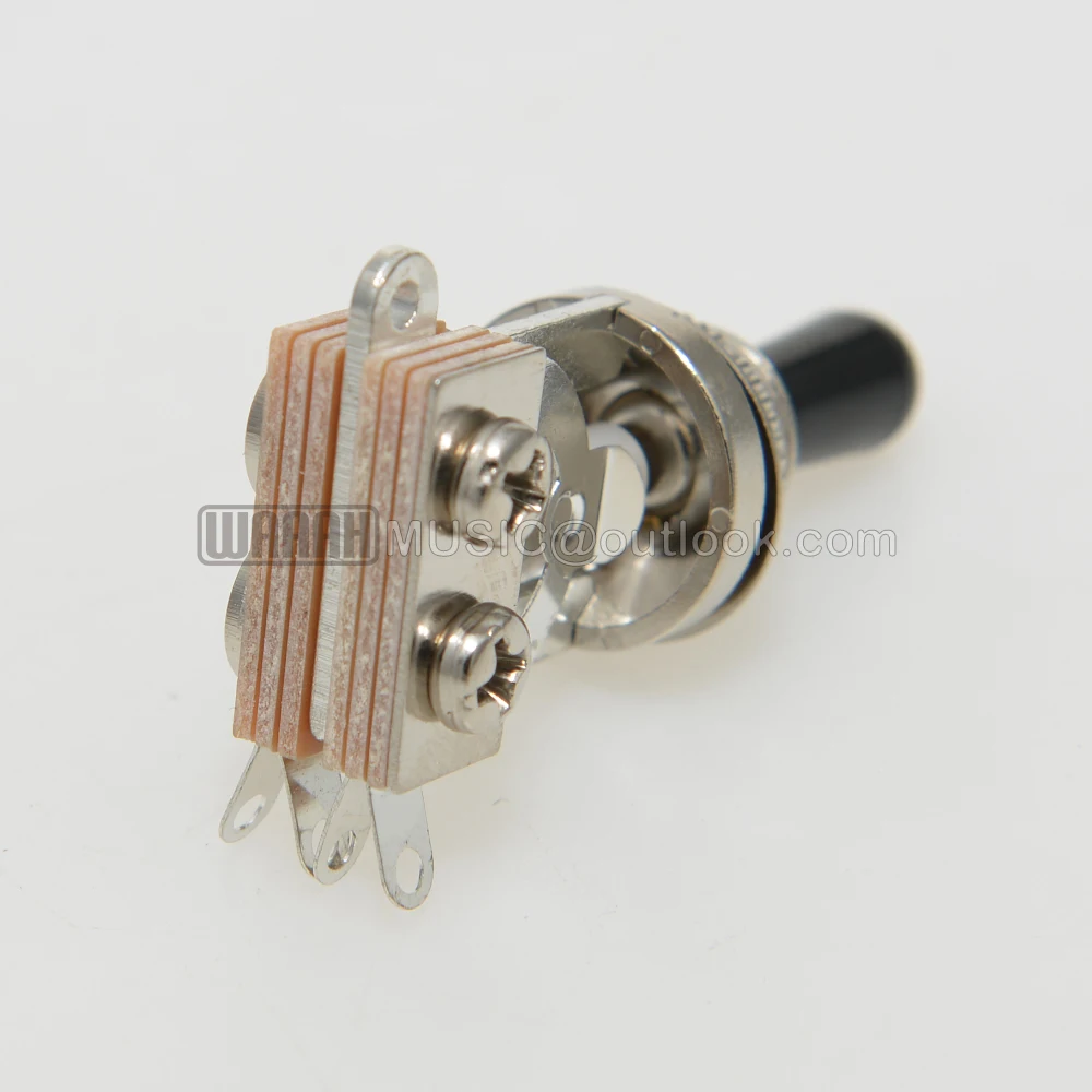 1pcs 3 Way Toggle Switch For LP Guitar 3 Way Guitar Switch with Tip Cap Electric Pickup Selector