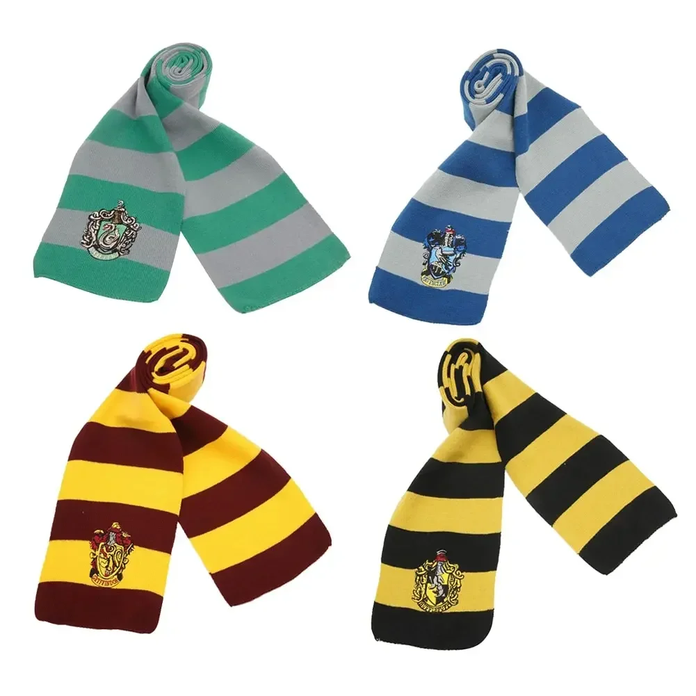Hot Selling Potter Adult Children Cosplay Scarf Magic School Accessories Hat Halloween Party Supplies Scarfs for Winter Spring