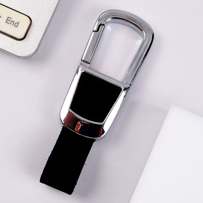 Luxury Leather Keychain - Classic Key Ring Holder & Bag Charm Gift Accessory