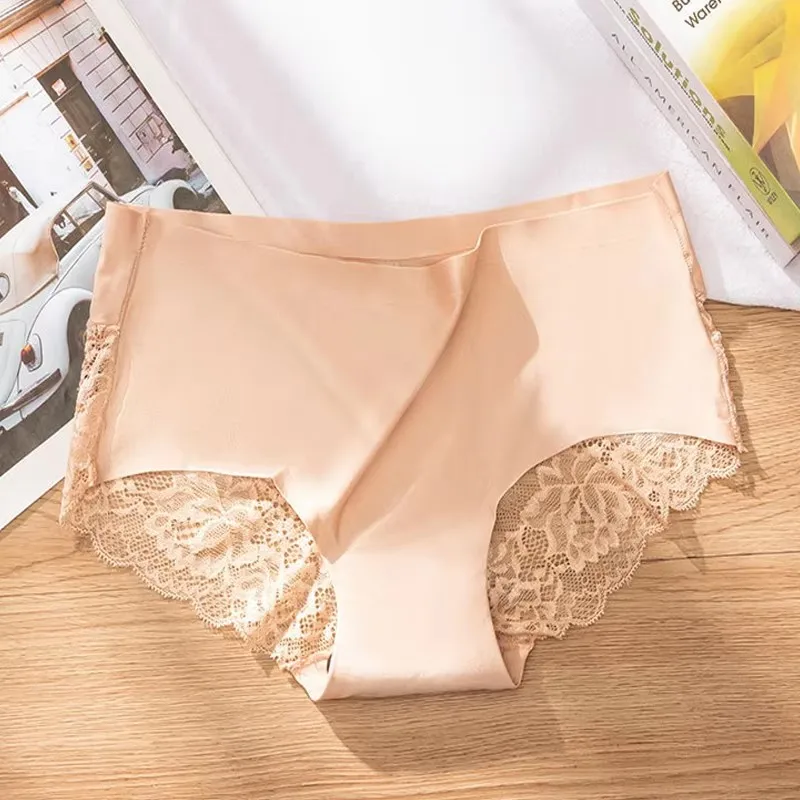 1-3pcs Women'S M-XXL Sexy Lace Panties Women'S Underwear Perspective Lingerie Ladies Underpants Woman Clothing Knickers