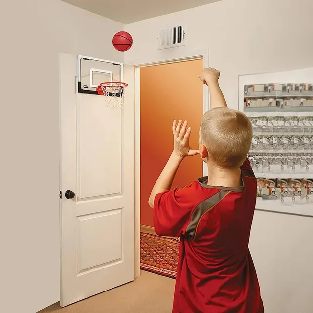 Children Mini 14cm Basketball Football Soccer Toy Pump Inflator Kids Indoor Outdoor Games Parent-Child Entertainment Sports Ball 5