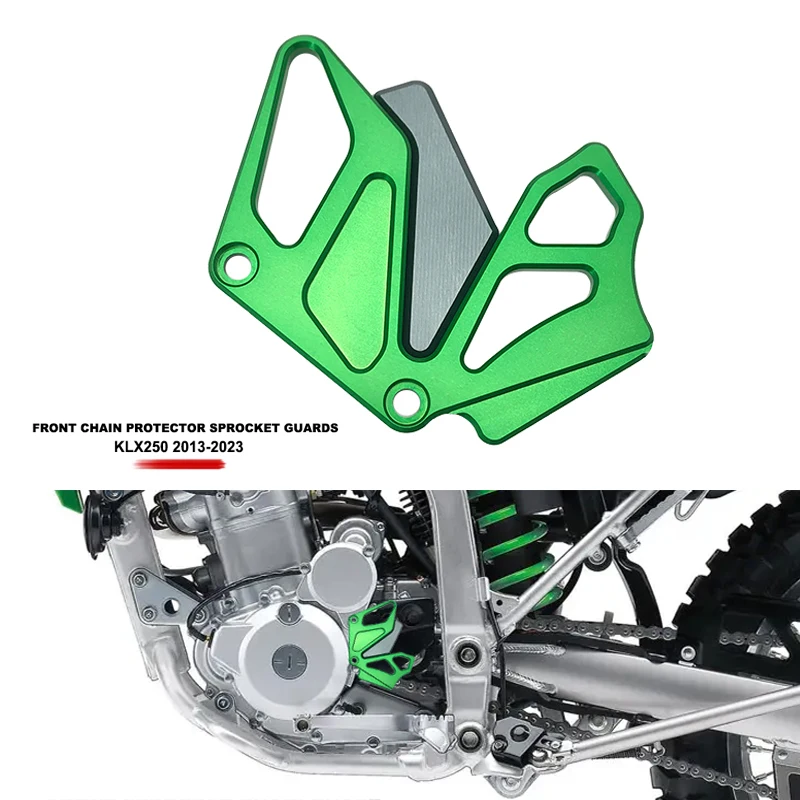 Front Sprocket Cover Chain Guard For KAWASAKI KLX300/S 300SM 20-22 KLX250/S/SF - Foto 5