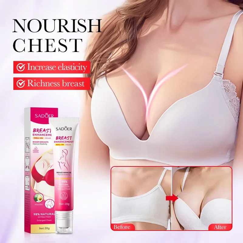 

Breast Enlargement Cream Volumizing Roller Cream Chest Firming Volumizing Massage Treatment Rolling Bead Big Bust Cream