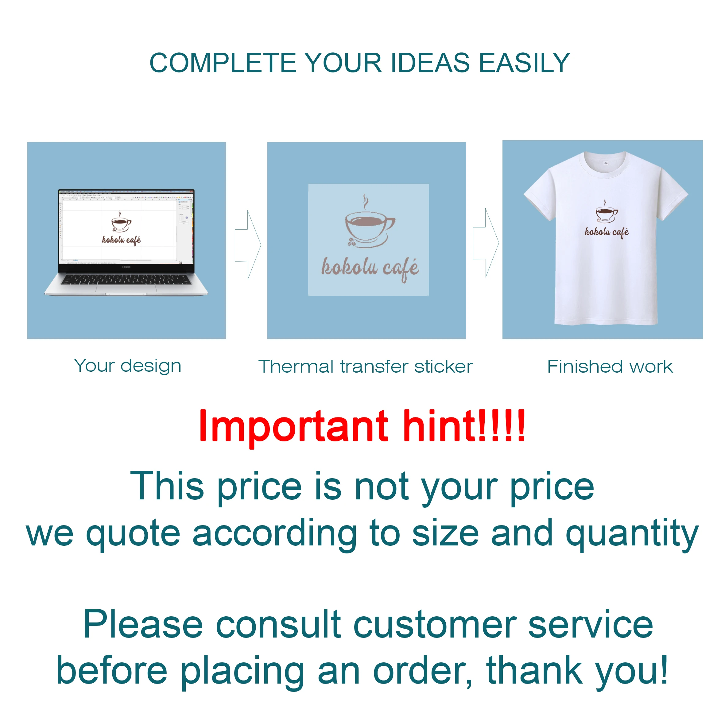 Transfer Sticker Clothes Name Brand Personalized Iron Hot Washable