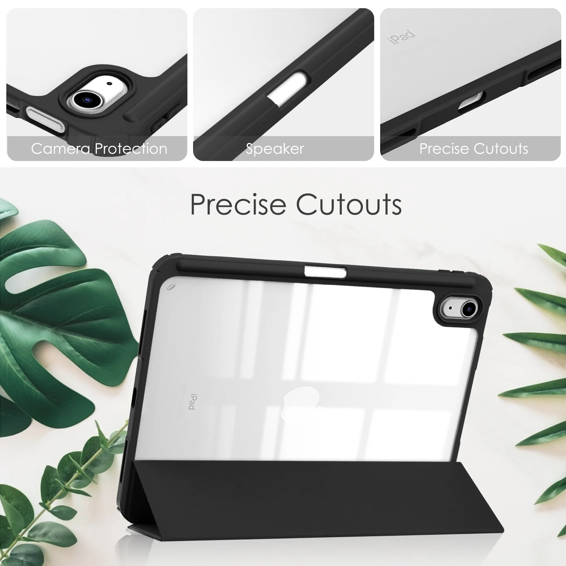 Schutzhülle für iPad 11, TPU-Hülle mit Stifthalter, Acryl-Tablet-Hülle – Detail 6