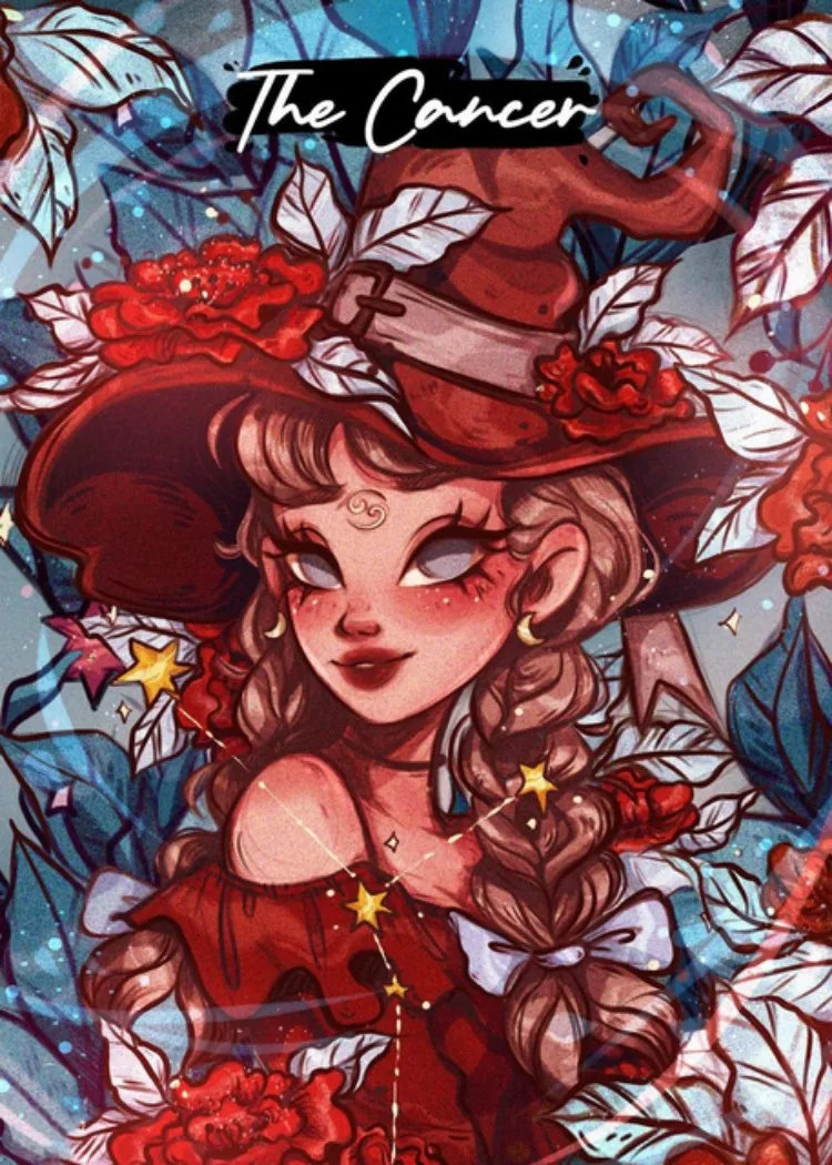 Ethereal Zodiac Witch 5D DIY Diamond Painting Embroidery Art Mosaic Decor Gift