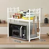 New Kitchen microwave rack Countertop seasoning oven rack Oven Seasoning storage rack Multi-layer storage rack 3