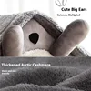 All Season Dog House Style Bed - Removable Washable Pet Bed for Small Dogs Teddy Winter Warm Cat Dog House 3