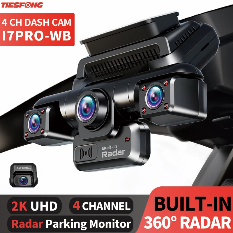 TiESFONG i7pro 4CH Dash Cam 1