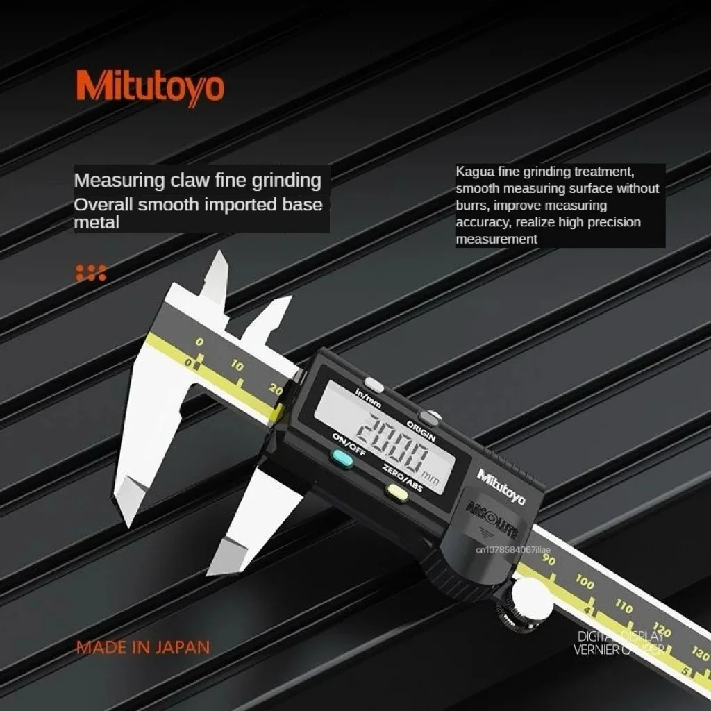 Mitutoyo Vernier Caliper LCD Digital 0.01mm high-precision Stainless Steel Wear resistant 150/200/300mm Measuring Tool vernier caliper