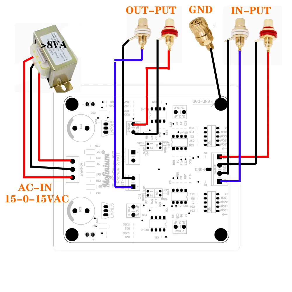 T-Phonum 2 SMT OP Phono Vorverstärker Fertigplatine MM/MC (RIAA) – Detail 3