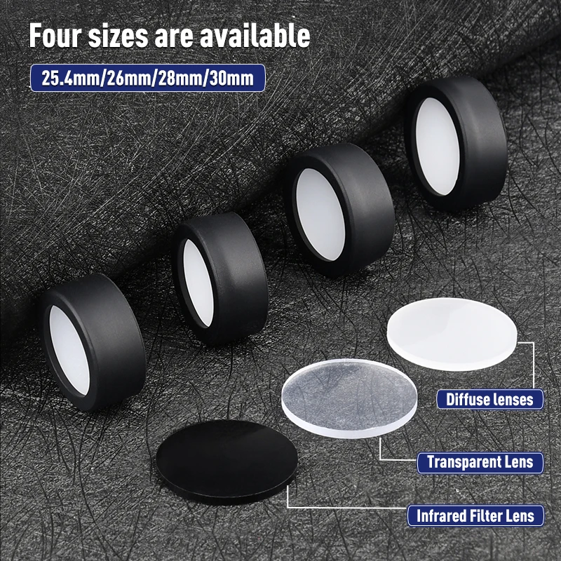 Surefir Flashlight Protector Hunting WeaponLight LED Scout Lamp Cover Custom Lens Guard 25.4MM 28MM 30MM 26mm