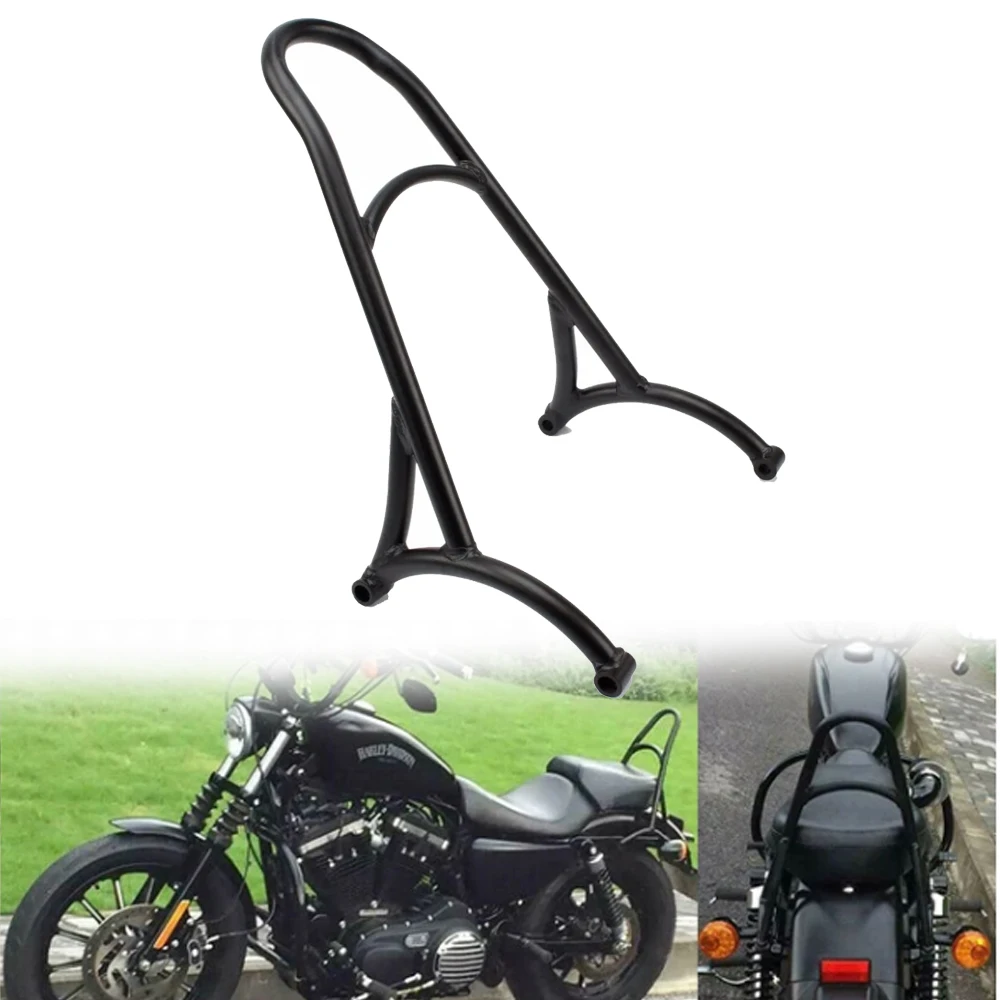 

Motorcycle Short Passenger Sissy Bar Backrest For Harley Sportster XL 883 1200 Forty Eight Seventy Two 2004-2016 05 06 07 08 09