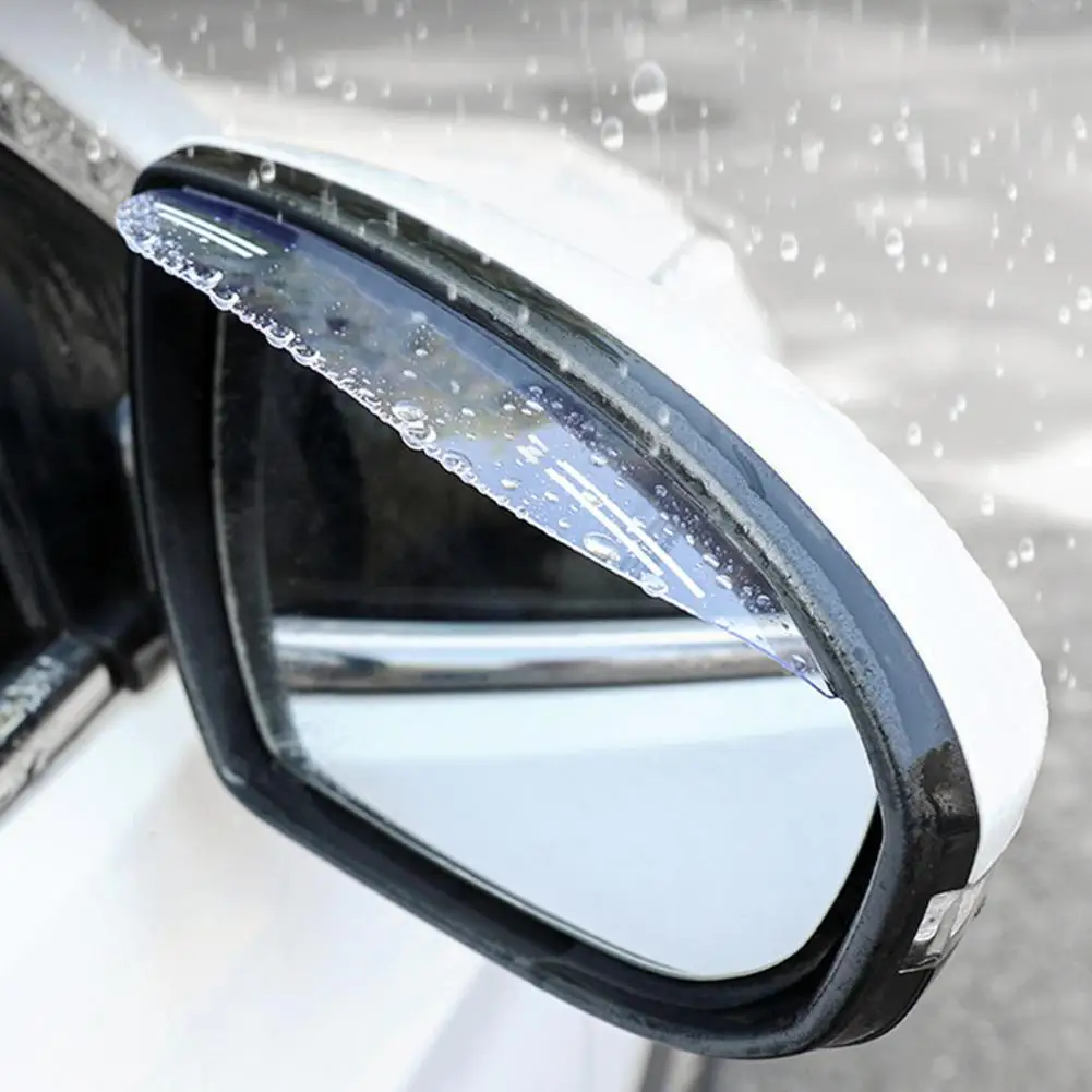 

Increase Clarity 1 Pair Universal Mirror Visor Guard Anti-slip for Taxi Scratch-proof Car Rearview Mirror Protector for Taxi