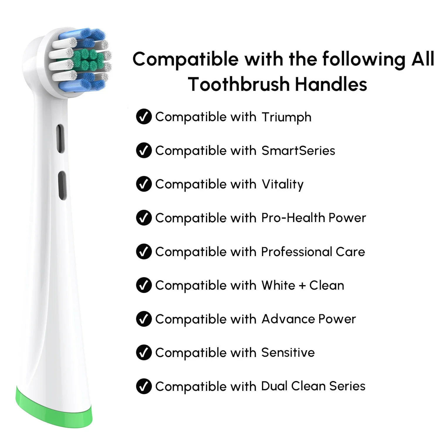 KVIFO 2/4/8/12 칫솔 헤드는 Oral B iO 2/3/4/5/6/7/8/9/10 시리즈 전동 칫솔 교체용 브러시 헤드와 호환됩니다.