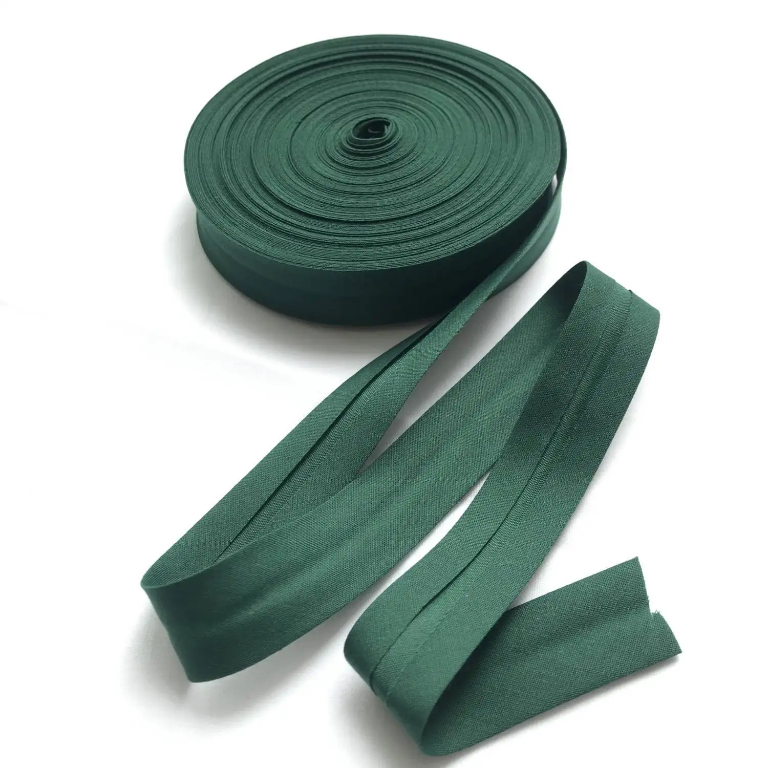 20 mm breites Polyester-Schrägband zum Nähen und Verzieren, einlagiges Band in Uni-Farbe, Nähzubehör für DIY und Schneiderei – Detail 7
