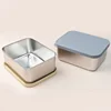 Stainless Steel Lunch Box Environmentally Friendly Food Grade Bpa Free Leakproof Children's Lunch Box Silicone Lid Lunch Box 2