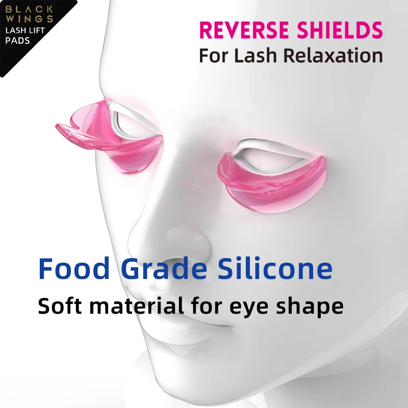 Reverse Shields rEyelash Perming Curler Lift Pads Eyelash Perm Pads Rods For LashLift Silicone For Eyelashes Makeup Beauty Too 4
