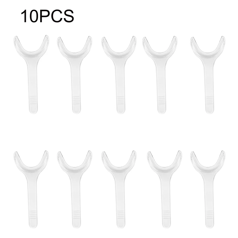 

10Pcs Orthodontic Dental T-Shape Lip Cheek Retractor Transparent Mouth Opener Intraoral Opener Spreader Dentistry Materials