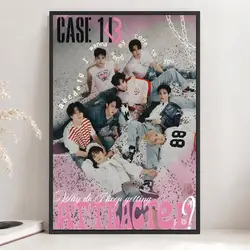 Vibrant K - Pop Poster Graphic Wall Art - HD Waterproof Print for Bedroom, Living Room, and Office Decor (White04)
