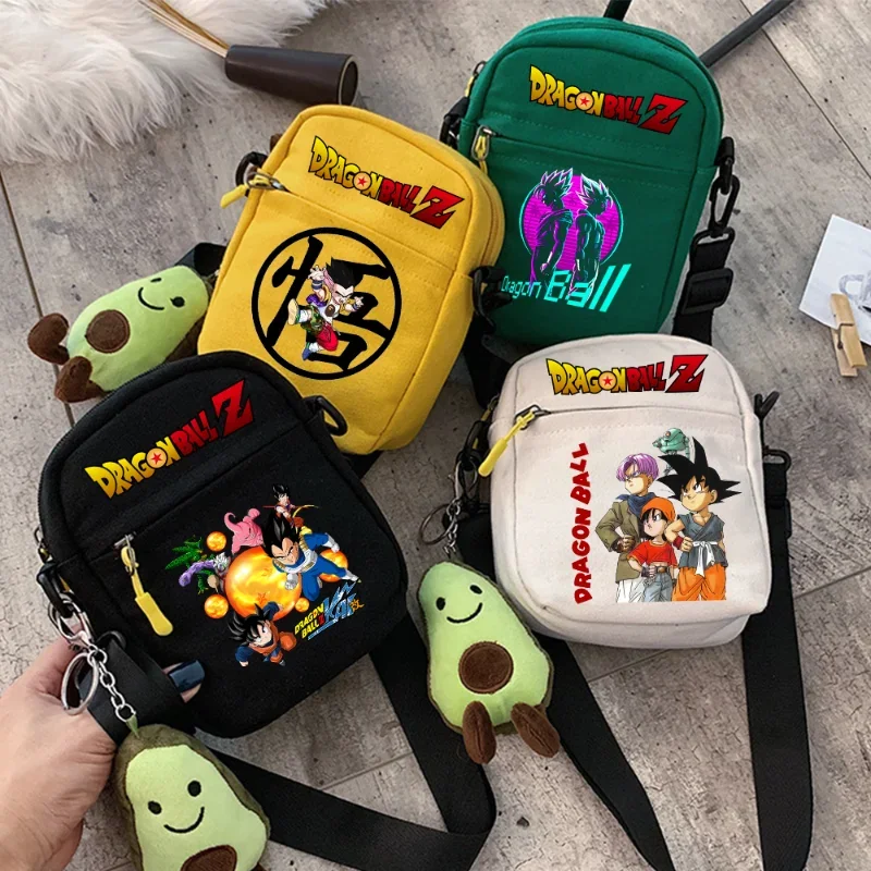 

Сумка на плечо Dragon Ball Z Goku для детей, женская сумка через плечо для мальчиков и девочек, мультяшная Детская сумка-мессенджер с изображением авокадо, подарок