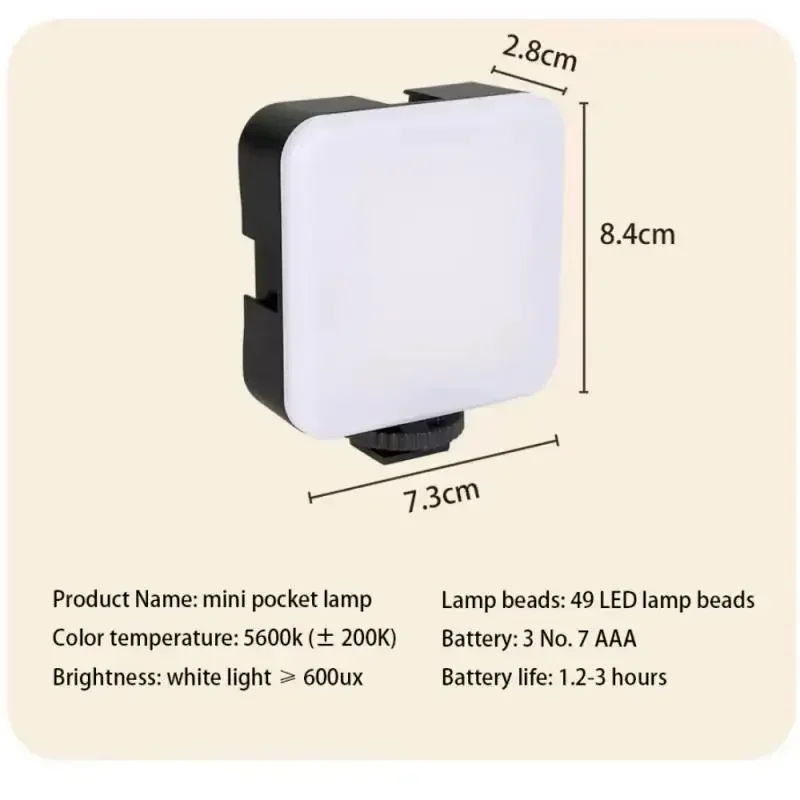 Phone Tripod Kit LED Fill Light Mic Mobile Phone Live Streaming Handheld Mini Portable Photography Live Fill Light