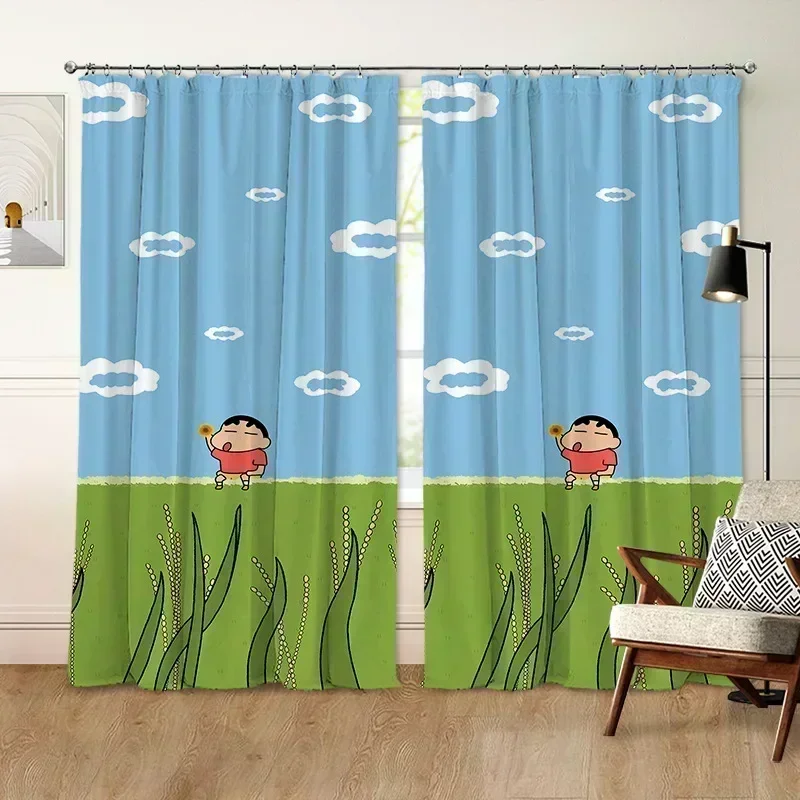 

20234-STB-Bouquet Butterfly Sheer Curtains for Living Room Bedroom Window Treatment Kitchen
