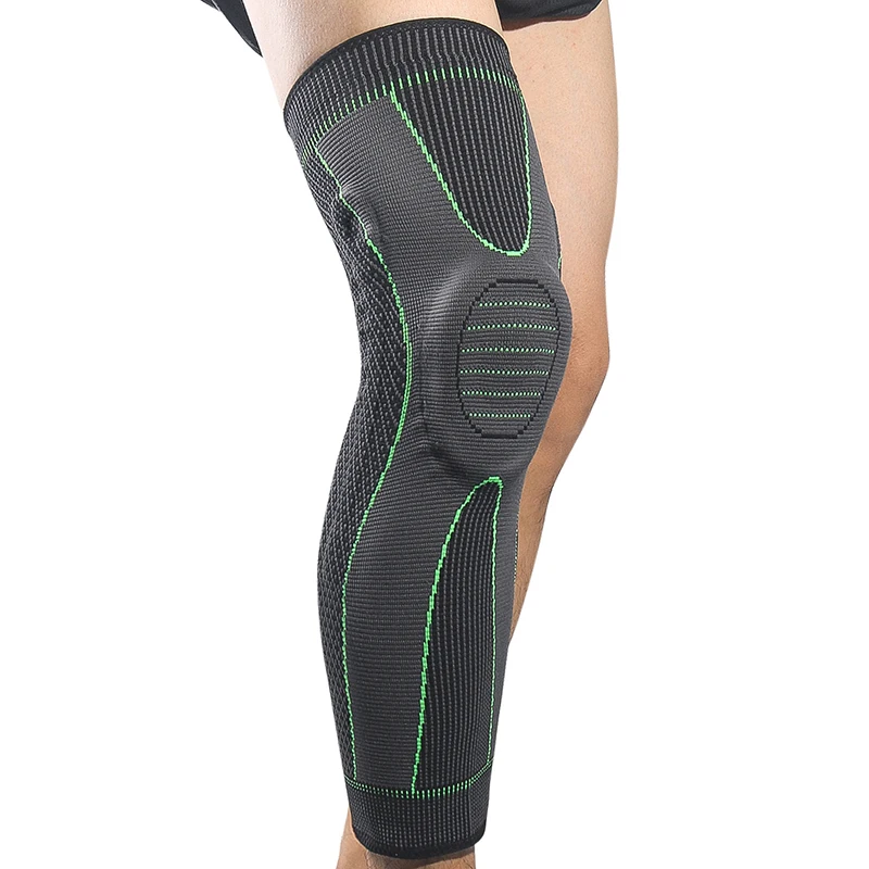 

1 Pcs Sport Full Leg Compression Sleeves Knee Braces Support Protector For Weightlifting Arthritis Joint Pain Relief Knee Pads