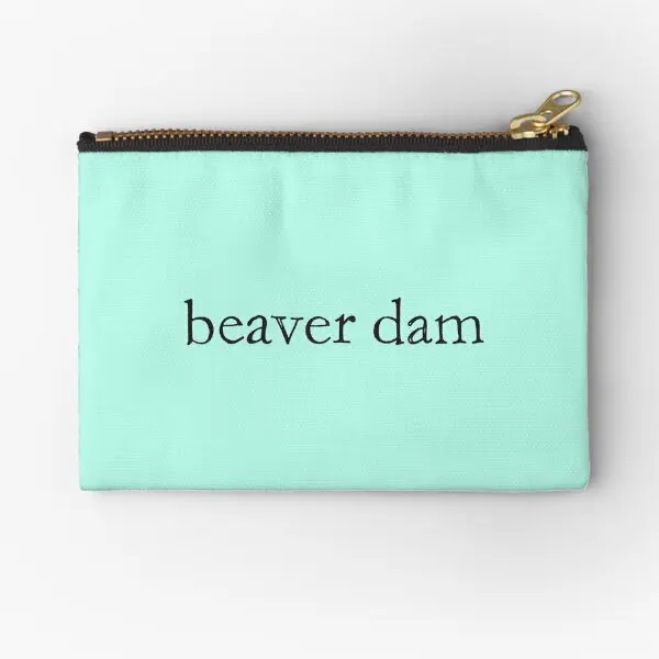 

Beaver Dam Black On Mint Indiscreet Zipper Pouches Packaging Pure Key Storage Small Wallet Women Cosmetic Coin Money Men Pocket