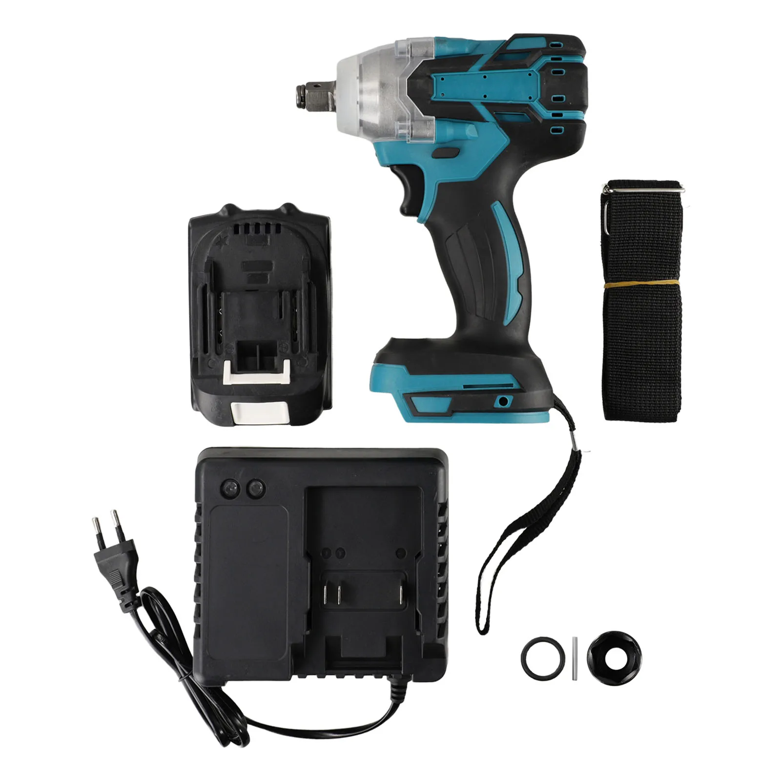 

Electric Impact Wrench Cordless Brushless Electric Wrench Impact Drive Set Kit Electric Wrench Power Tools Workshop Equipment