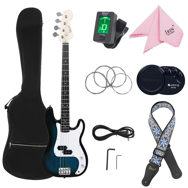 IRIN Bass Guitar 4 Strings 20 Frets Basswood Body Electric Bass Guitarra  With Bag Amp Tuner Bass Guitar Parts & Accessories