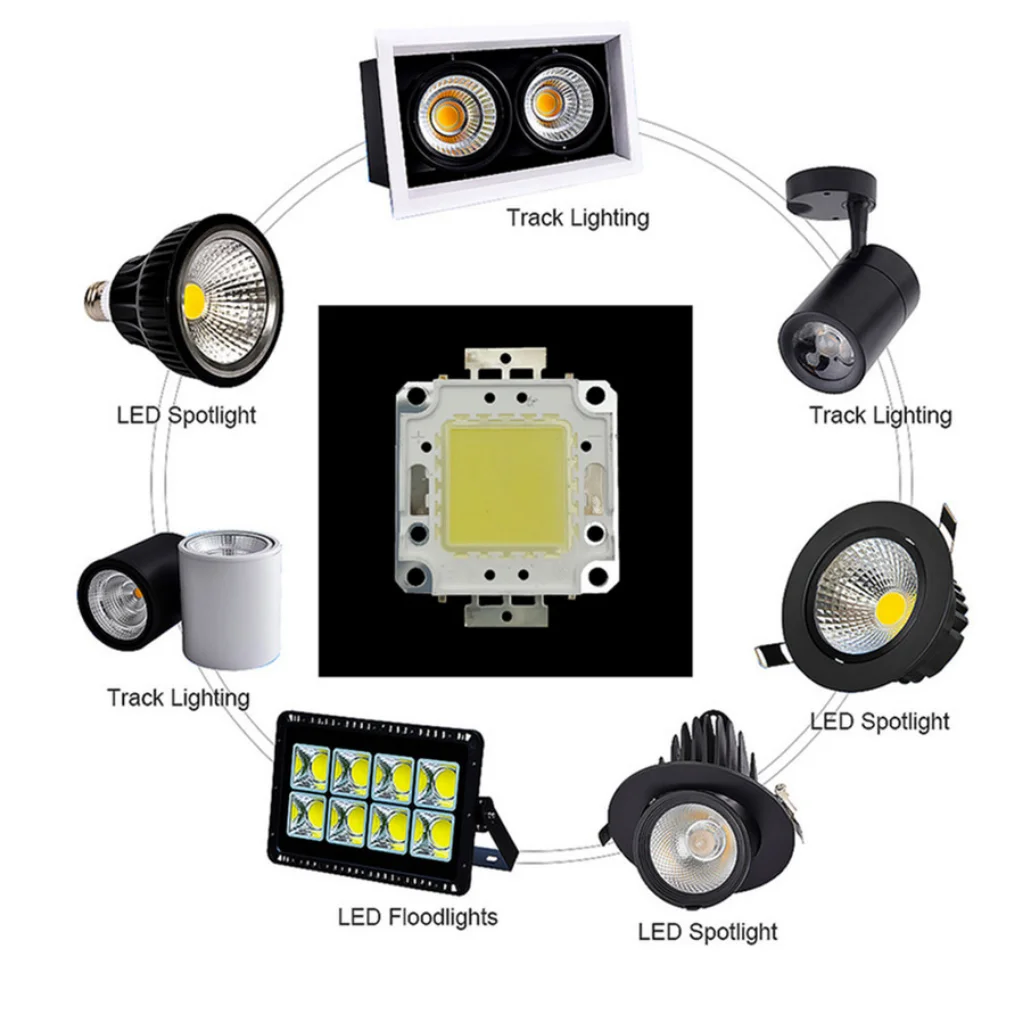 LED Lamp LED Chip LED Lamp Bulb LED Lamp Beads LED Flood Light 10W 20W 30W 50W 100W LED Chip Lamp Beads DC 9-12V 30-36V COB Integrated Matrix Diode for DIY Floodlight Spotlight
