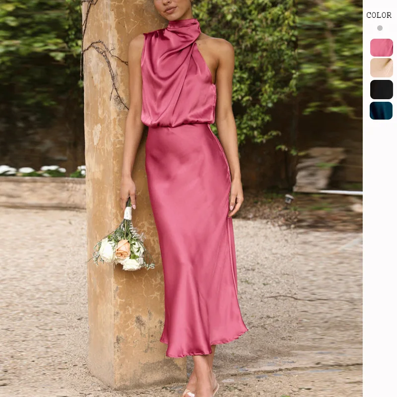 

HIgh Quality 2024 Summer Sexy Women Dress Splice Red Design Clothes Formal Elegant Evening Party Dresses Robe Fashion Y2k