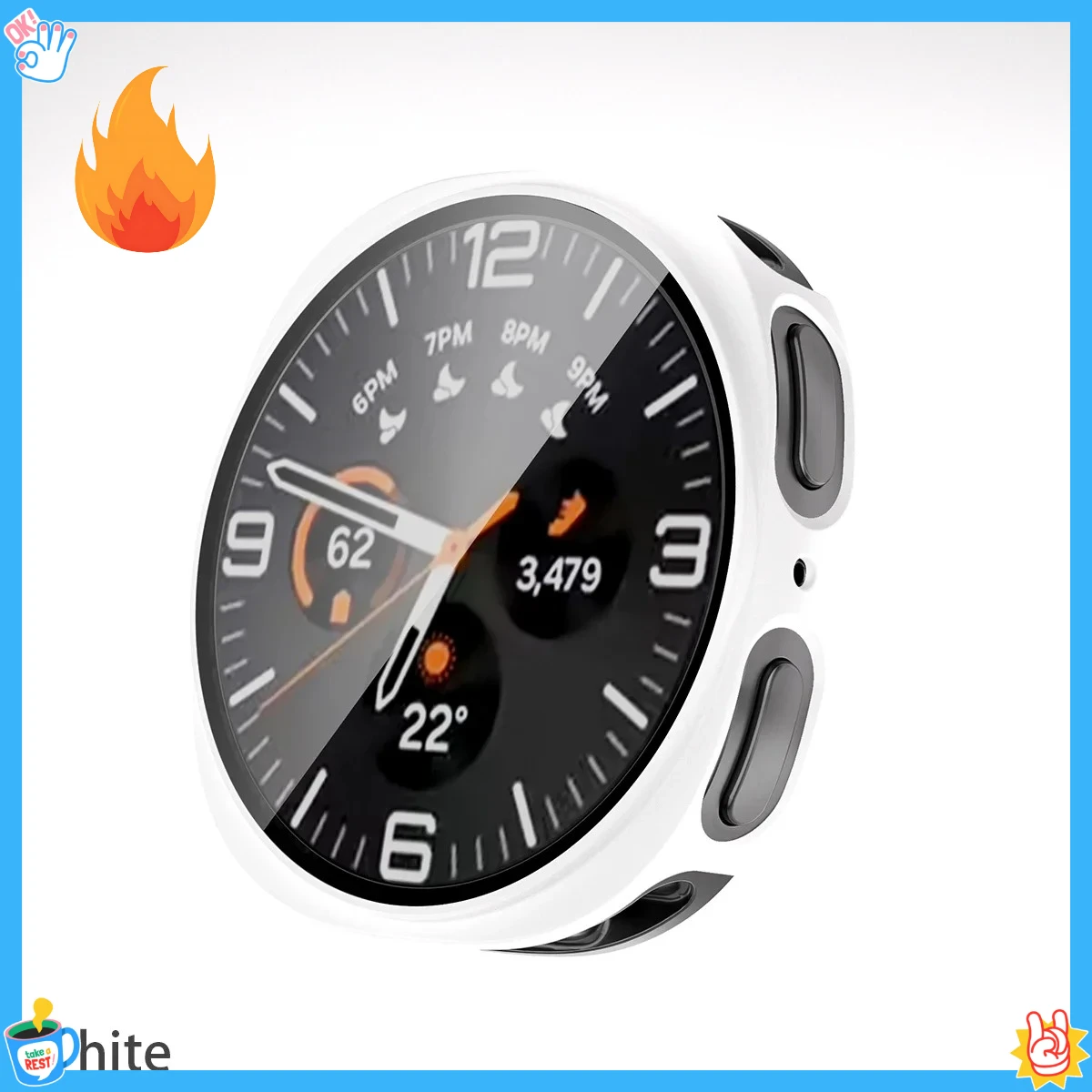 Premium Scratch-Resistant Glass & Case with Full-Coverage Screen Protector