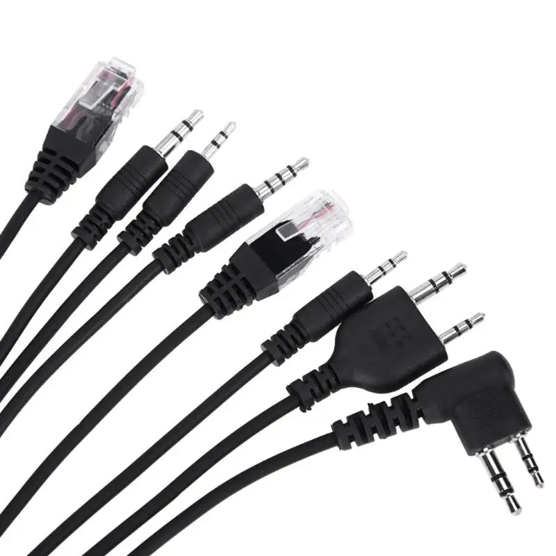 바오펑, 모토로라, 켄우드, TYT, QYT, 다중 라디오, 8 인 1 USB 프로그래밍 케이블, 3m, 4.26 ft
