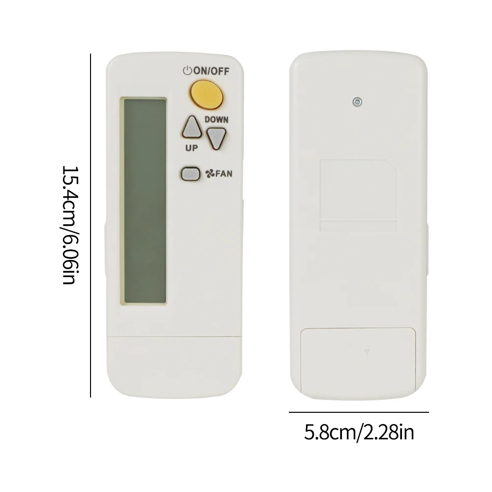 Universal Replacement Remote for DAIKIN AC - Learning Control with Backlit Display, Compatible BRC4C155